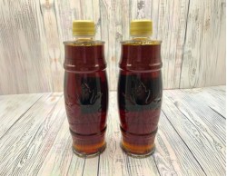 Glass Barrel Maple Syrup Bottle